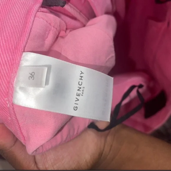 Givenchy straight fit pink jeans